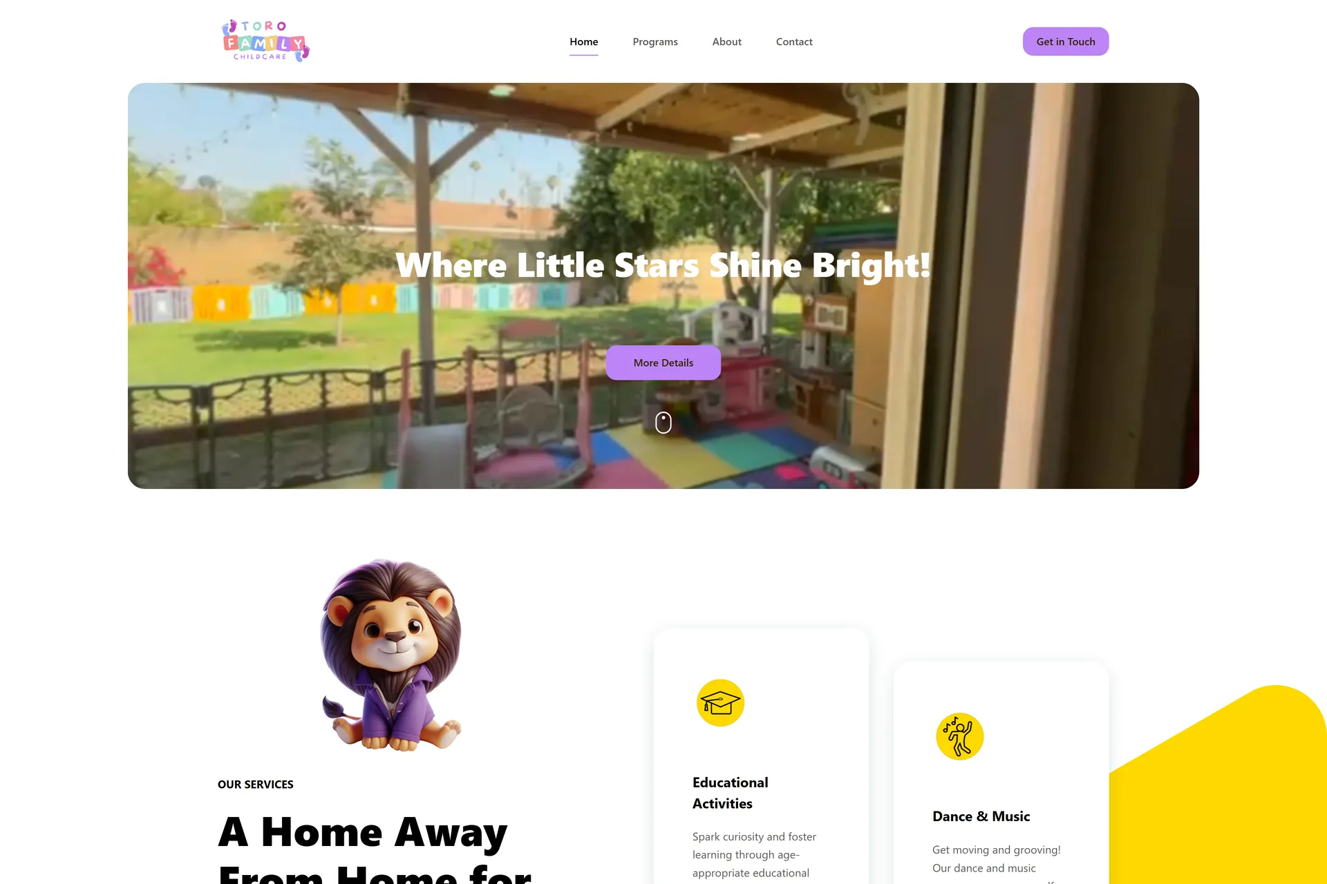 Previsualización Toro Family Childcare