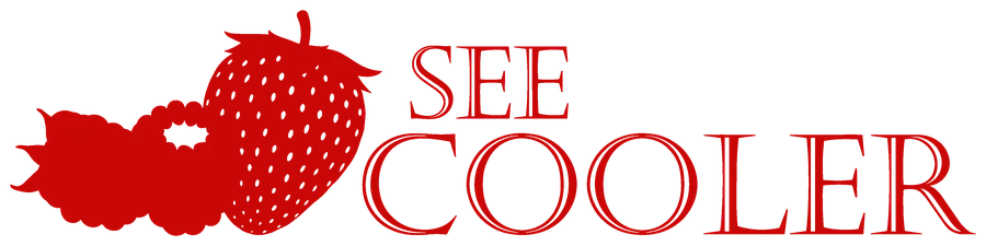 Logo de SeeCooler en el rojo de la marca