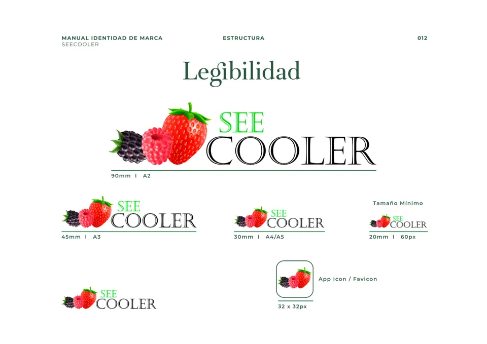 Legibilidad y tamaños mínimos del logo