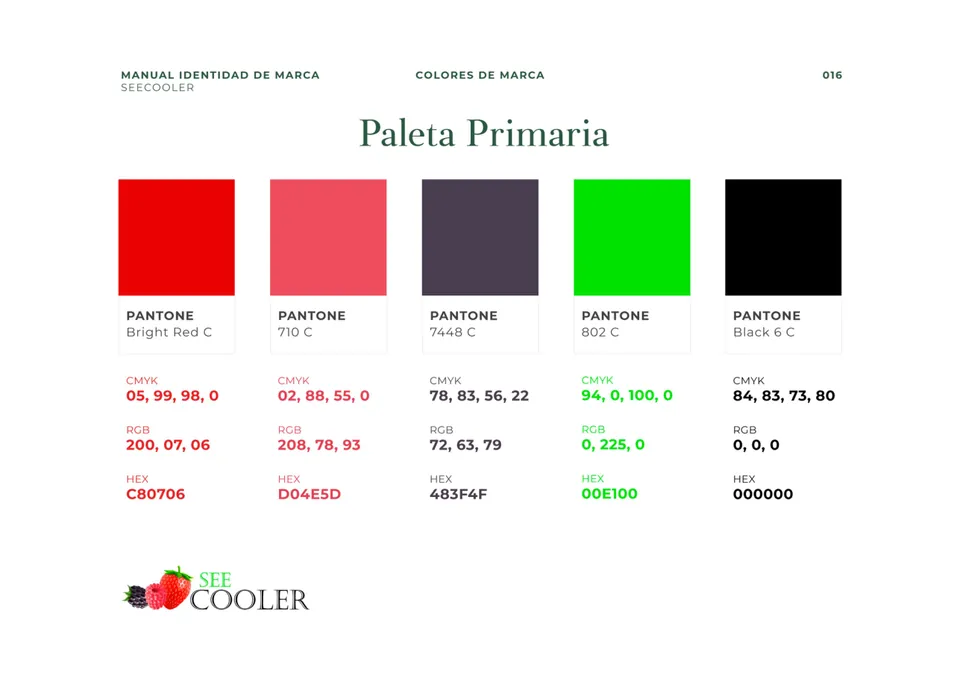 Paleta primaria de SeeCooler