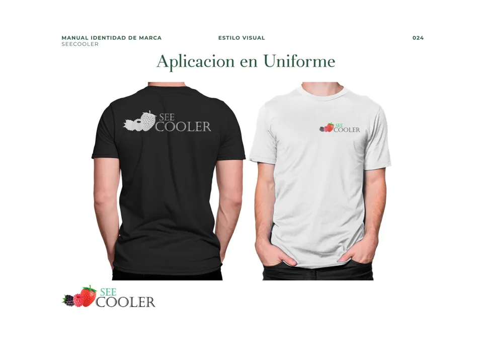 Aplicación de la marca en uniformes